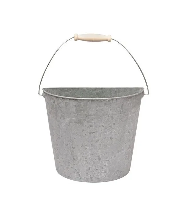 Latest Design Newest Galvanized Large Planter with Wire Handle Indoor Outdoor Decorative Flower Pot Set for Home Garden Use