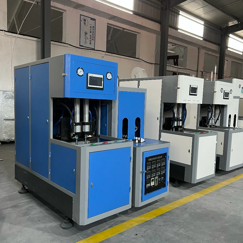 1000 BPH 0.5L--2L Plastic Bottle Two Cavity Water Bottle Blow Molding Machine