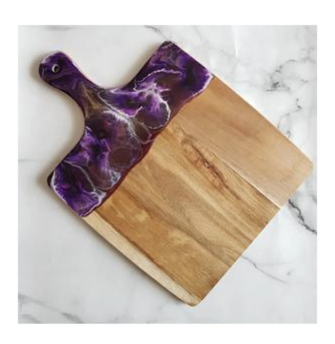 Customized Size Wood And Resin Cutting Boards food preparing Natural craft cheese board Best Quality Hottest Selling