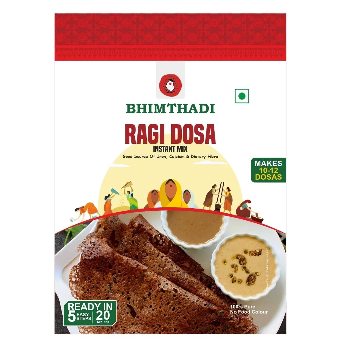 Best Selling Ragi Dosa for Instant Breakfast Making Purposes Available for Bulk Export from Indian Manufacturer