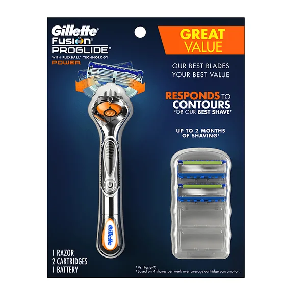 Gillette Fusion Proglide FlexBall Manual Shaving Razor Blades - 4s Pack