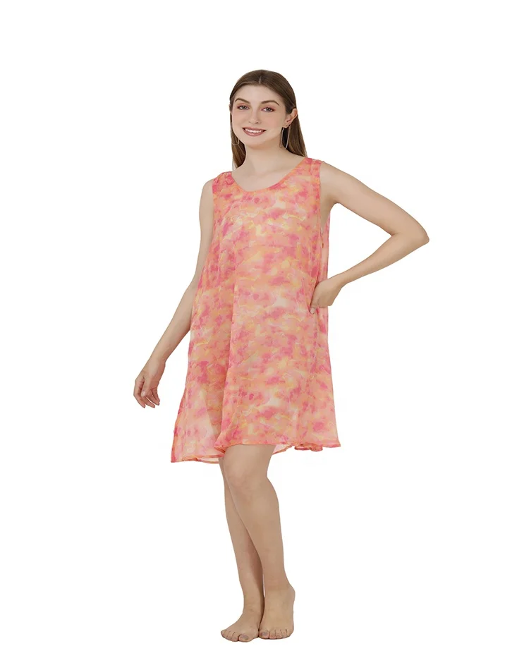 2023 Sexy Beach Cover Up swimwear beachwear sleeveless sleeve round neck sexy back Dress resort wear party wear dress for women