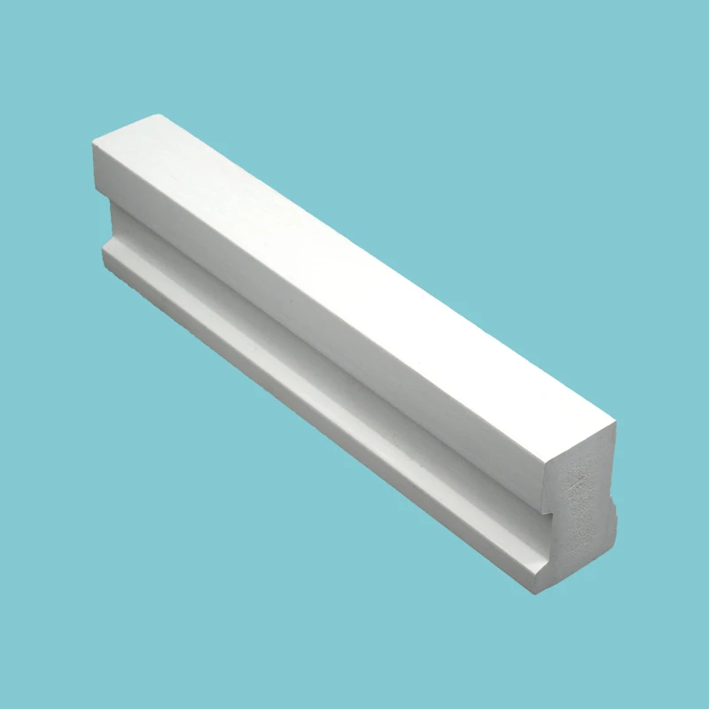 PVC Door 1-1/4 in. x 2 in. x 8 ft. PVC Composite White Brick Molding