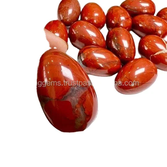 Highly Polished Red Jasper Stone Eggs Crystal Wholesale Energy Natural jasper Quartz Vaginal Massage Yoni Egg For Sale