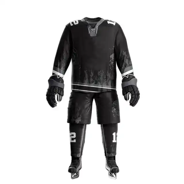 Quality Design Factory Manufacture Ice Hockey Jersey And Pant Sets Wholesale Price Ice Hockey Uniform