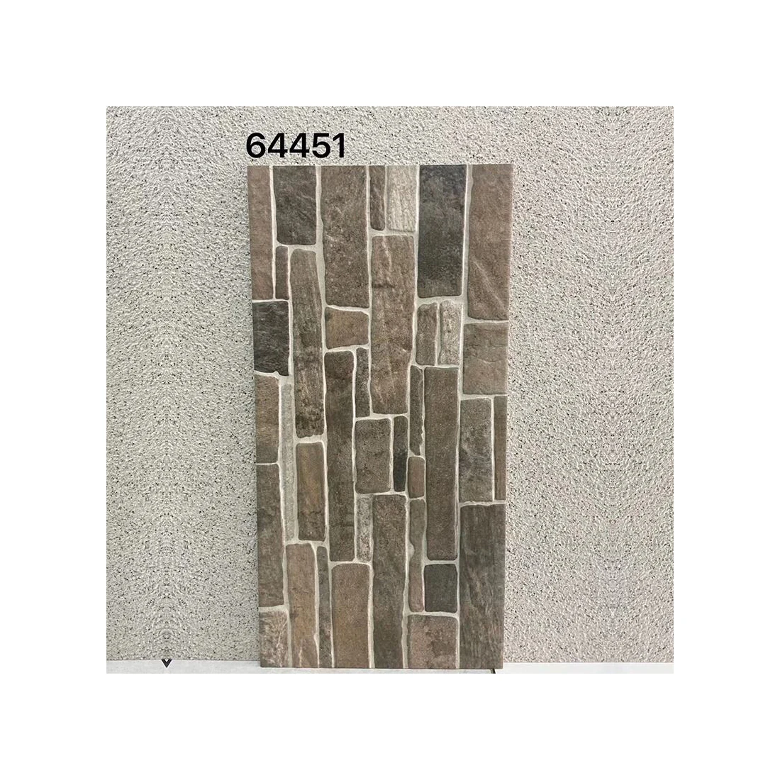 New design vintage unbreakable non slip digital glazed rustic decorative outdoor stone brick ceramic exterior wall tiles