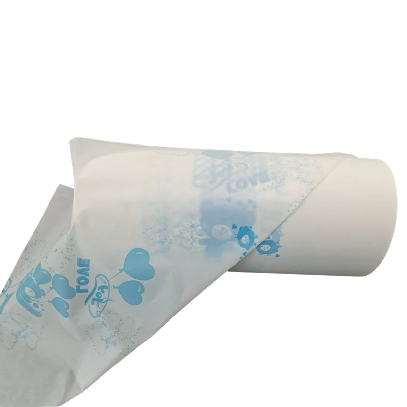 China Manufacturers Baby Diaper Backsheet Pe Breathable Film Raw Material for Baby Diaper
