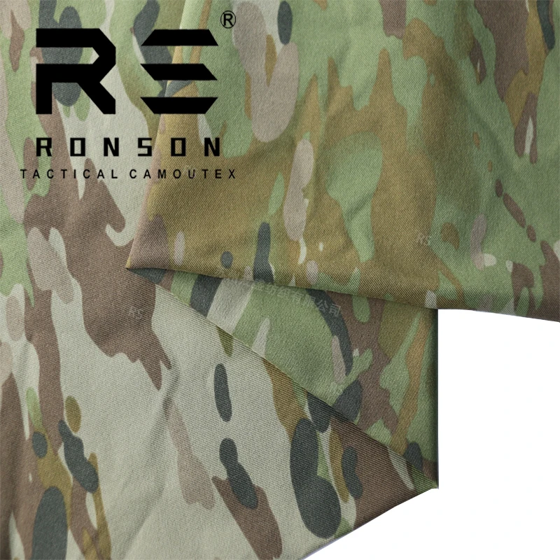 4-way stretch nylon spandex fabric in new Australia AUSCAM camouflage pattern with NIR treatment