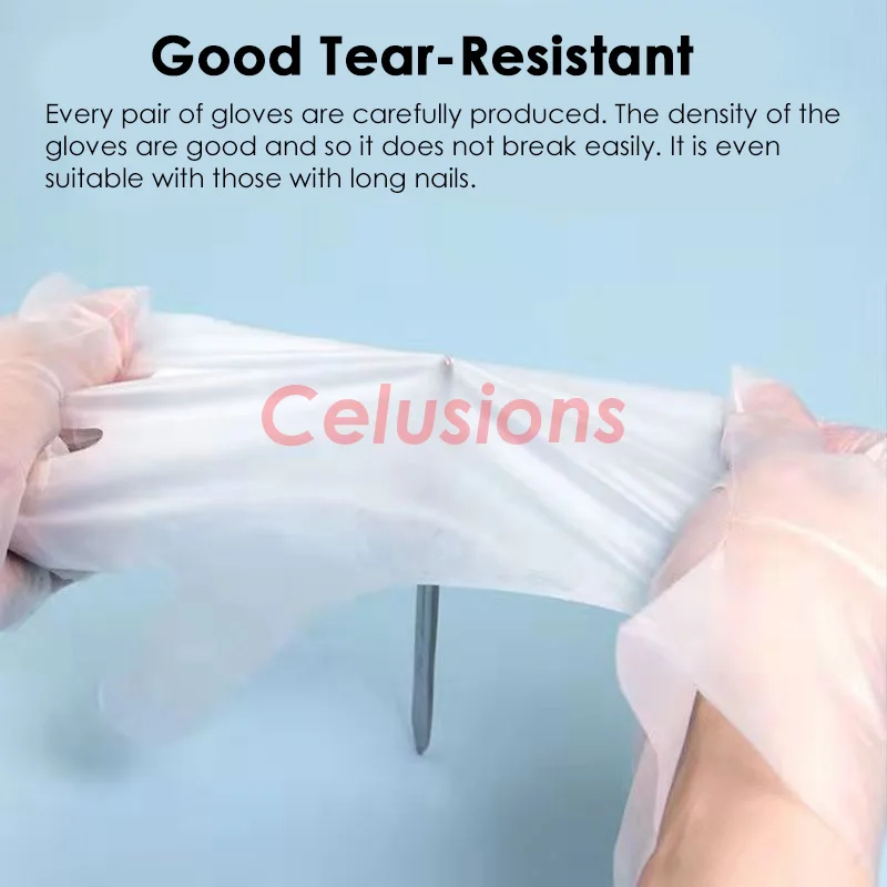 Gloves Durable Feature Thicker Feature Elasticity Oil Proof Non Leakage TPE Gloves nitrile disposable Disposable Gloves