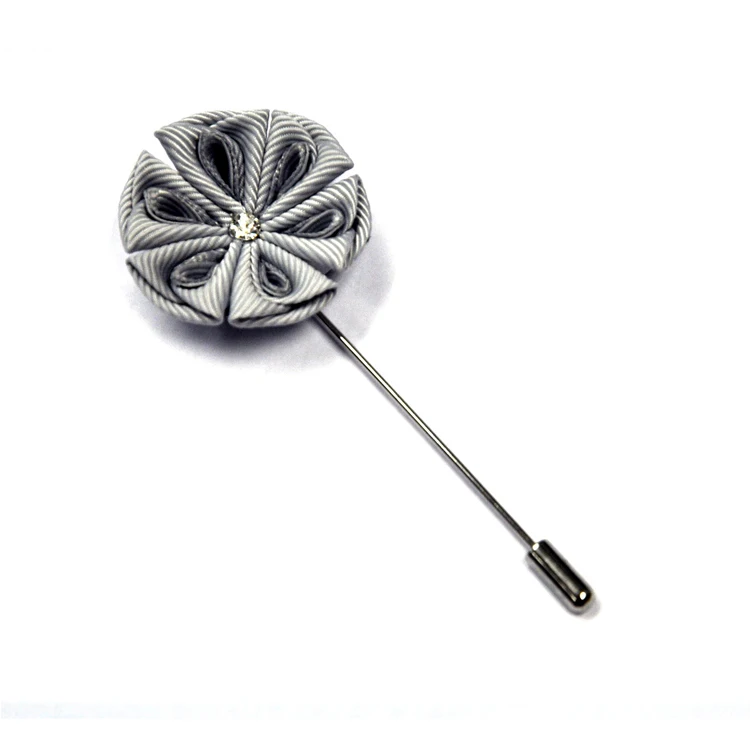 100% экономичная Экологичная Модная бижутерия без никеля, булавки в форме цветка, броши на лацкан для мужской одежды для блейзера, костюма