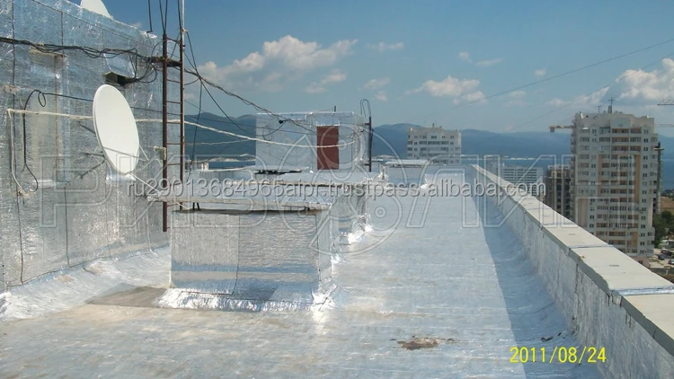 Rizolin Fsa - insulation material, parameters 2.5mm, fiberglass, bitumen, material for building insulation