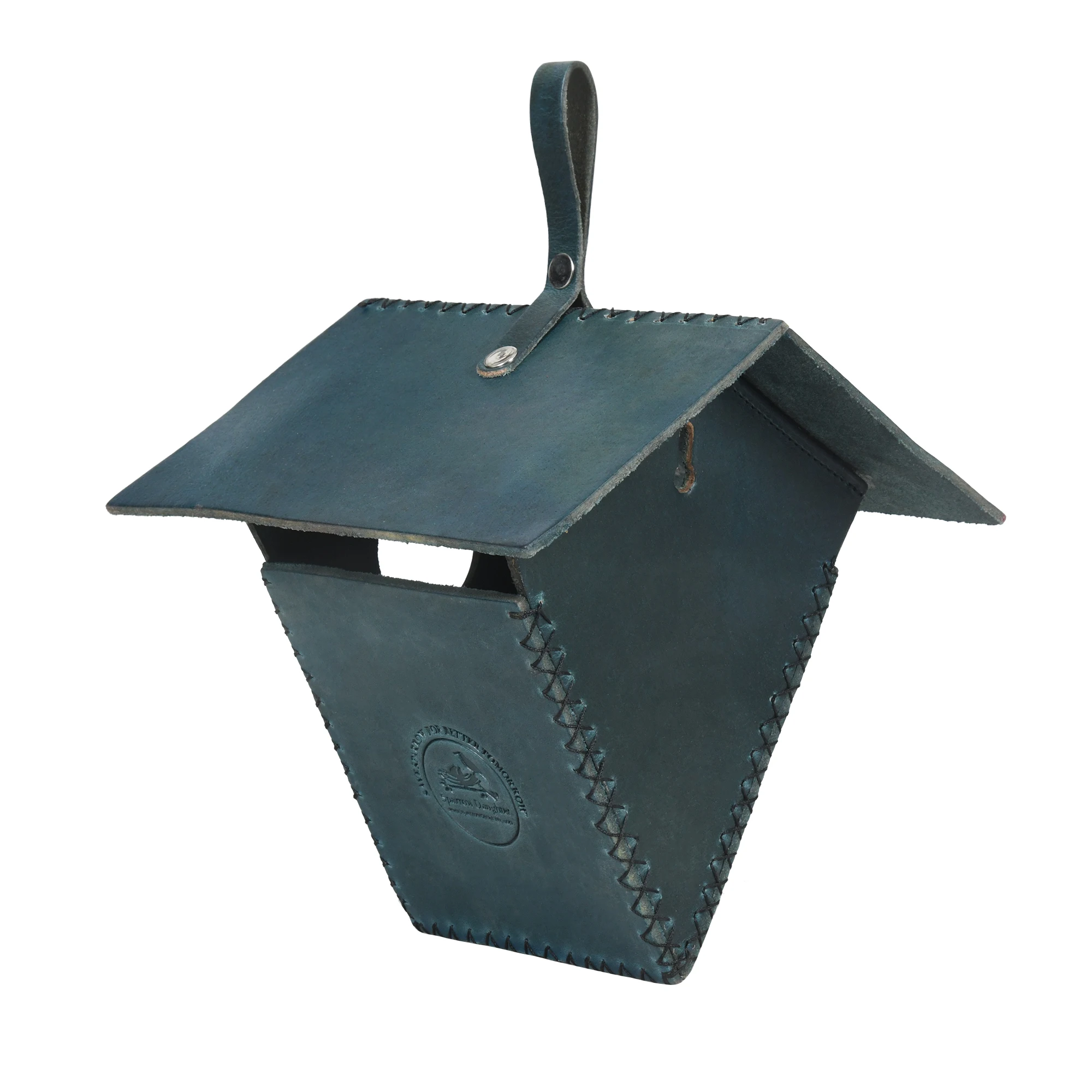 LANTERN CUSTOMIZE SHAPE HAND CRAFTED LEATHER BIRD HOUSE HANGING HOT SELLING PET CARE ACCESSORIES