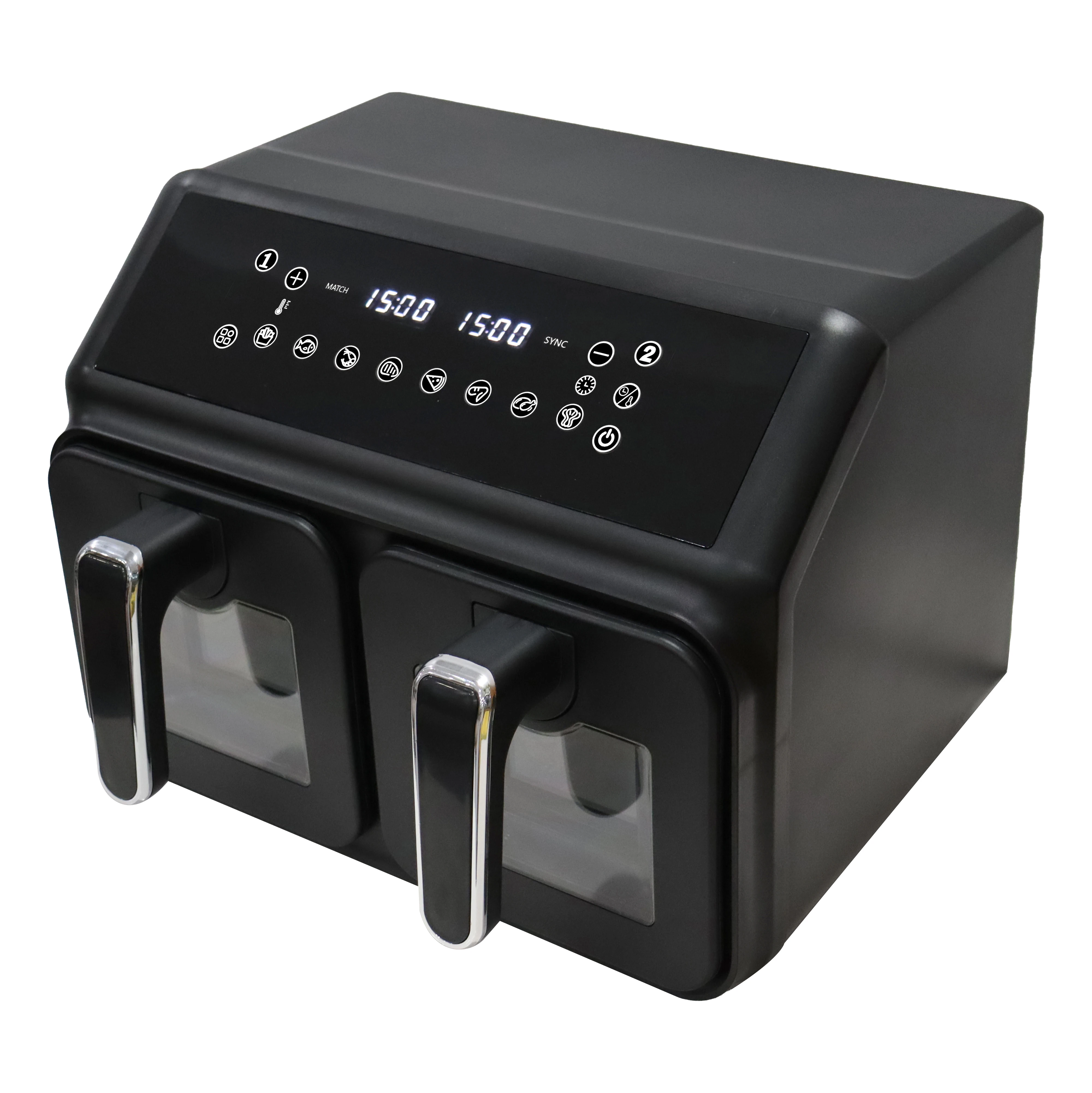 8l Dual Double Basket Electric Deep Air Fryer With Two Cooking Zones 2 Basket Air Fryer Electric 2023 New Modern