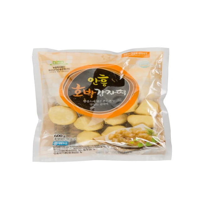 Anheung Sweet Pumpkin Pototo Cake 600g Korean manufacturer rice cake bread korean traditional food Healthy ingredients