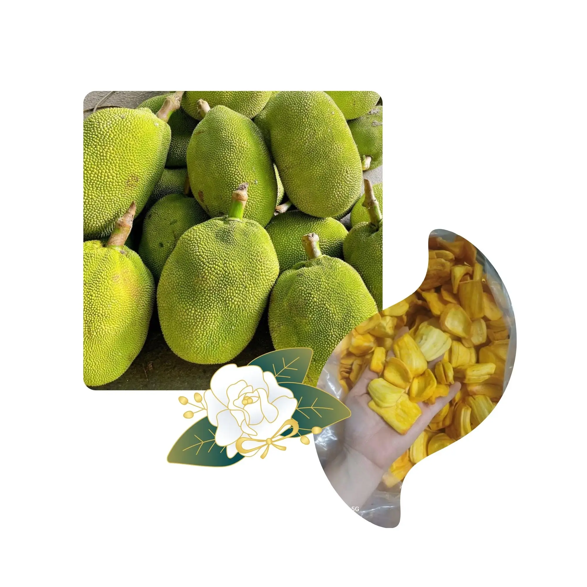 GMO Common Cultivation Type Dried Jackfruit Dried Fruit Natural Max Sweet Dried Product