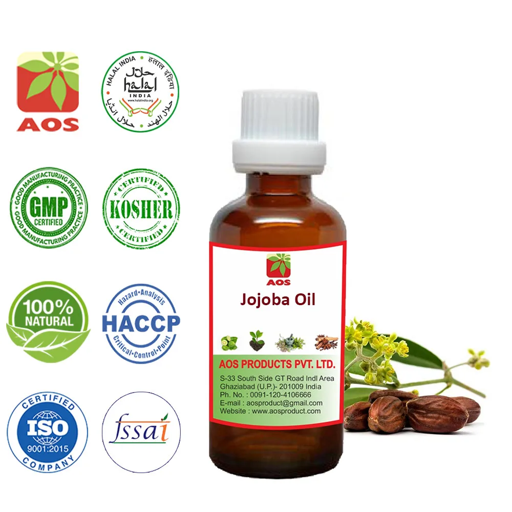Jojoba Oil 100% Pure and Natural for Food Pharma and Cosmetic Grade impeccable quality at best wholesale prices