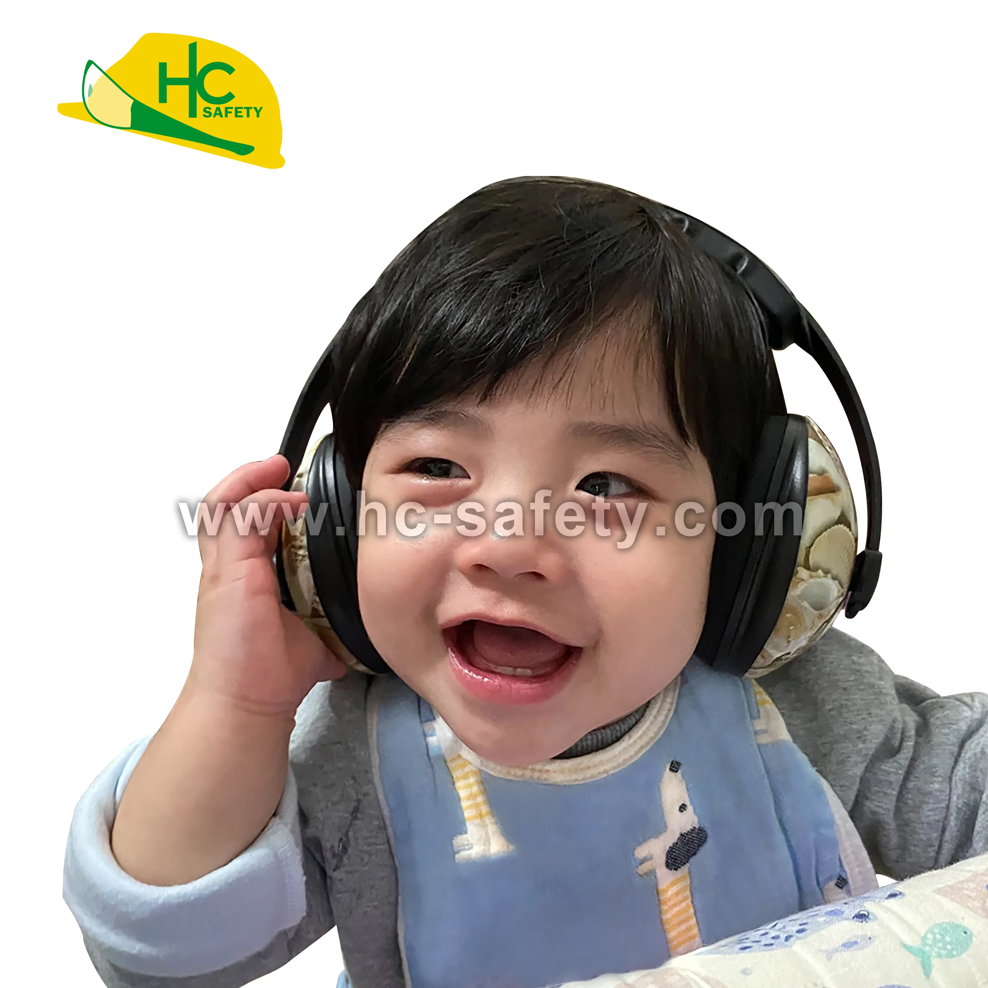 HC707 personal protective equipment manufacturer cheap baby ear muff headphone with baby toy test CE ANSI  baby ear protection