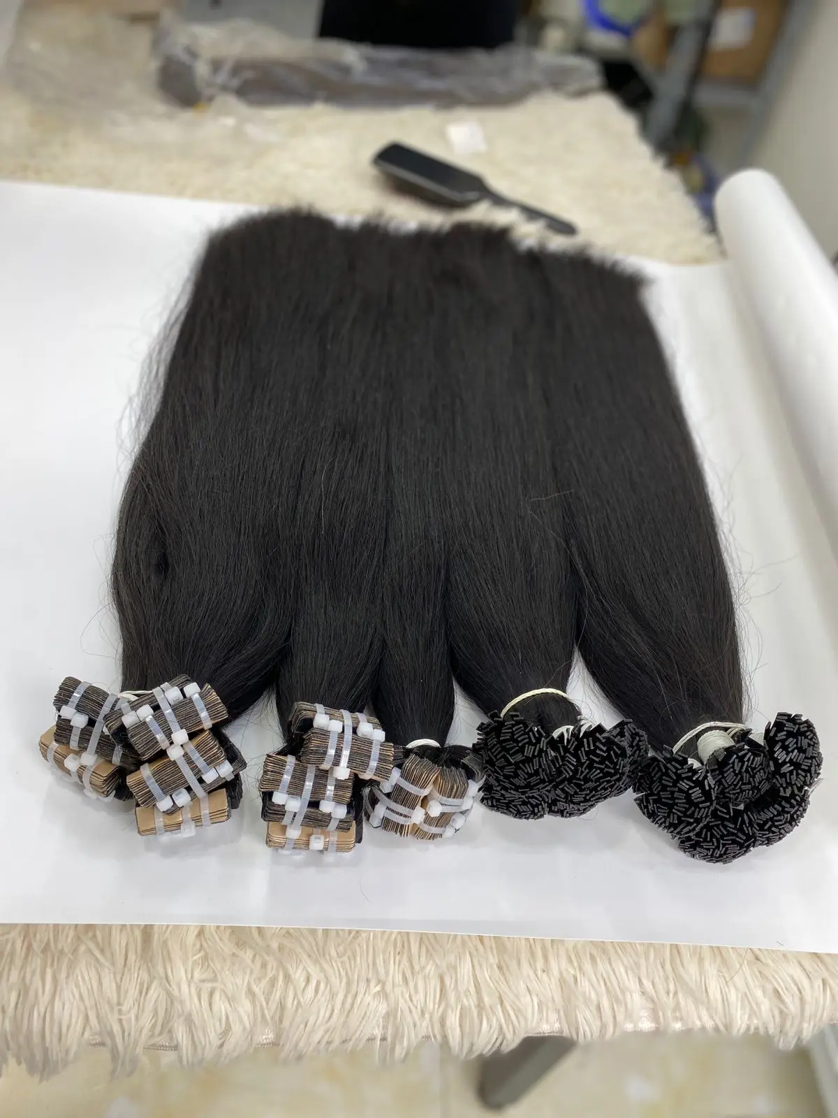 Wholesale 100% Virgin Remy Human Extention Hair Real Human Hair Tape Hair Extensions Smooth No Chemical