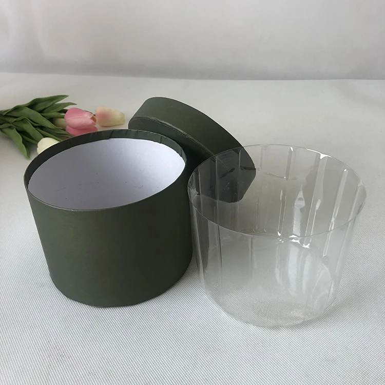 Eco-Friendly Decorative Cardboard Paper Box Flower Boxes Round with Lids for Presents gift boxes