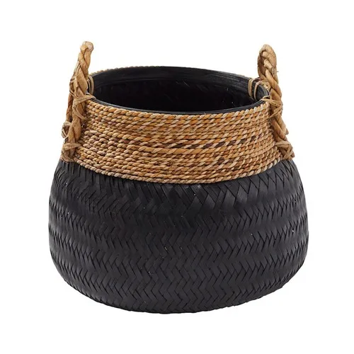 High Quality Bamboo Planter Baskets Handmade For Plant Tree & Storage OEM Acceptable Variety of Color Vietnam Handmade
