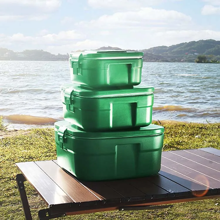 Wholesale Multi-function Square Stainless Steel Insulation Barrel Travel Portable Picnic Outdoor Food Warmer Ice Cooler Box