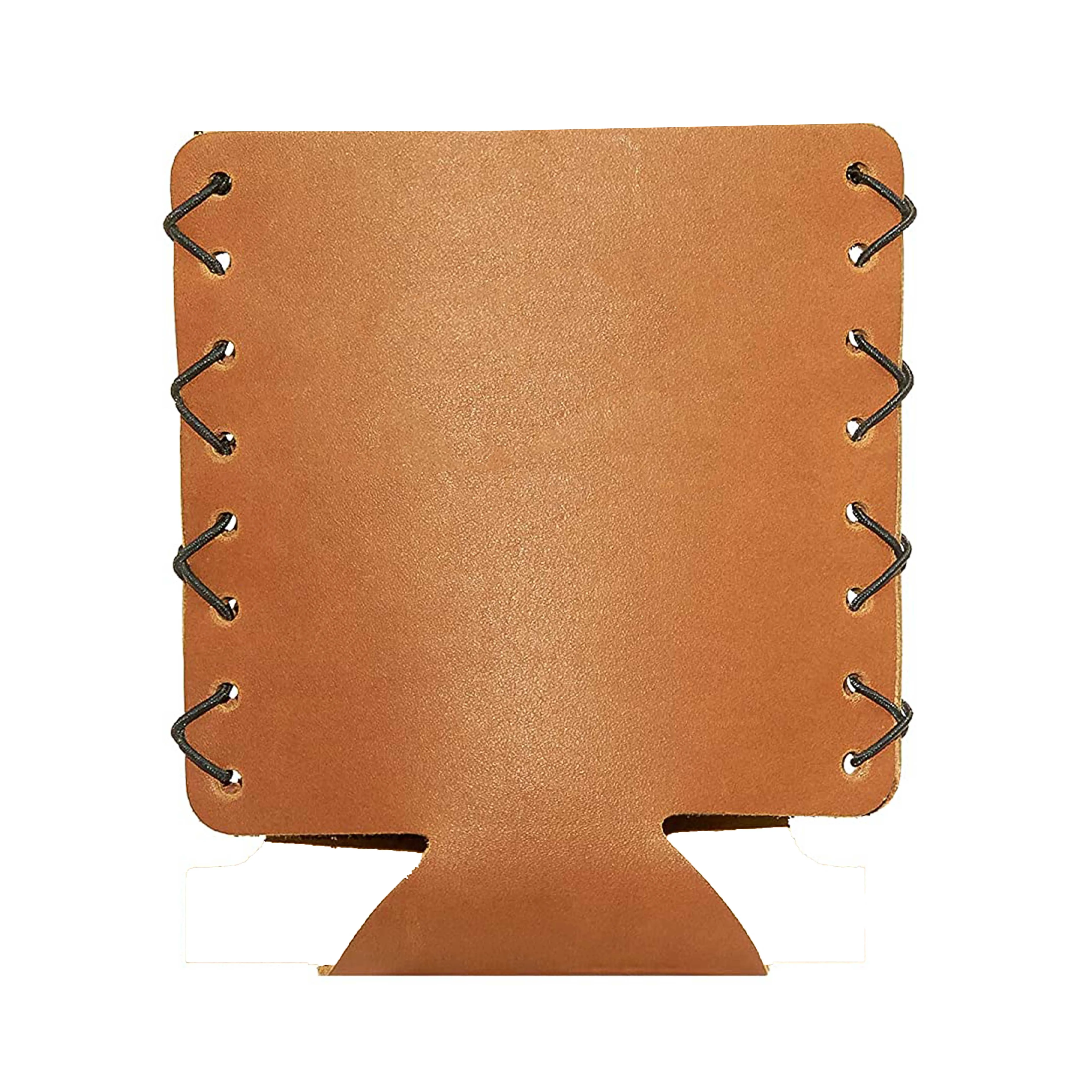 OEM Factory Made Rich Grain Leather Personalized Leather Can Hugger/Holder Fits 12 to 16 Ounce Cans