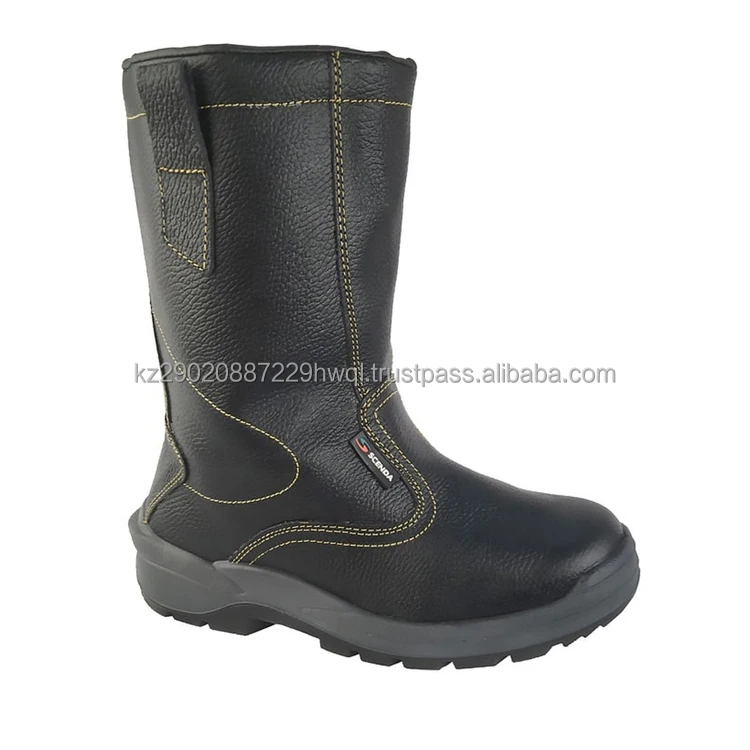 Защитные рабочие ботинки унисекс с высоким валом и набором с ремешком, защищающие ноги от проникновения влаги, безопасная обувь