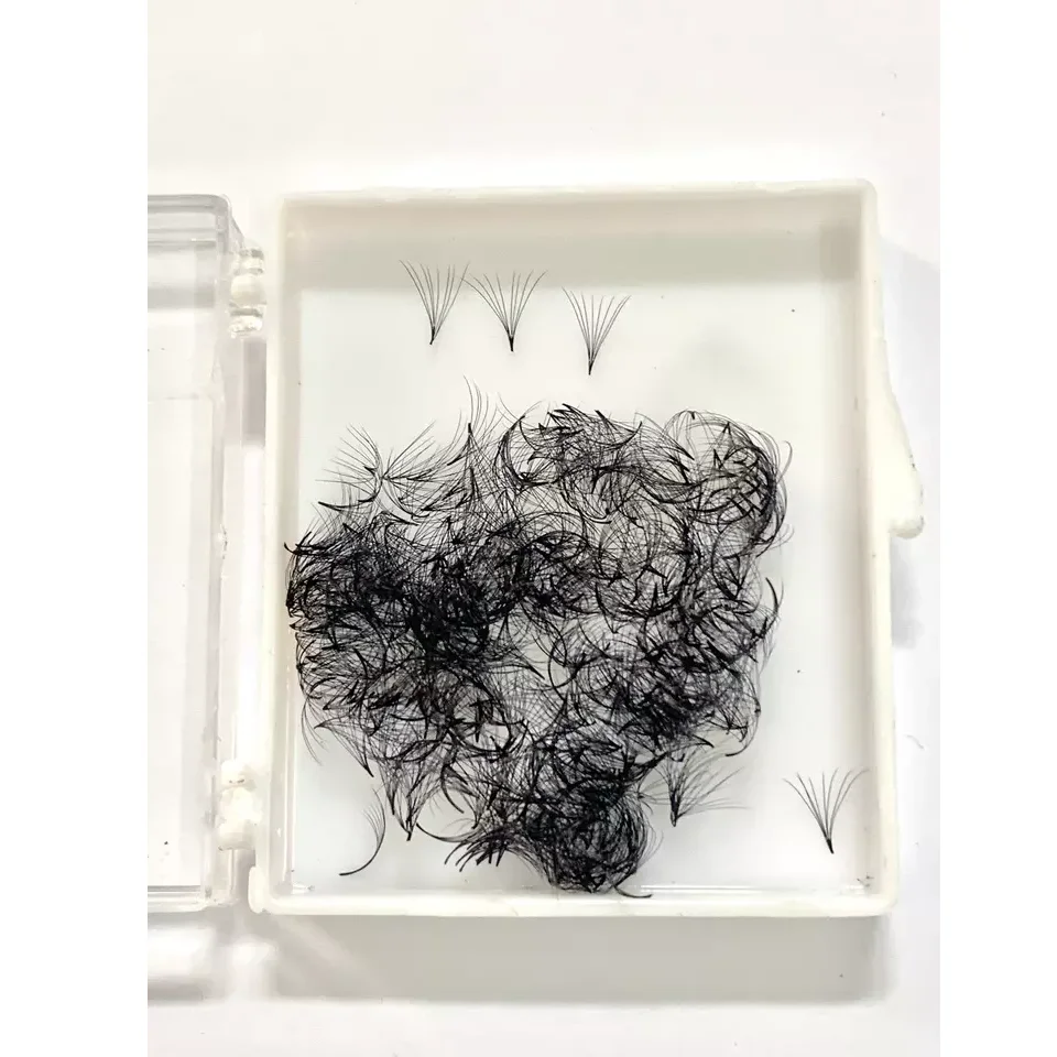 OEM Wholesale Supplier 8D Premade Fan Eyelash Extensions CC / DD Curl Black Color Handmade Origin From Vietnam