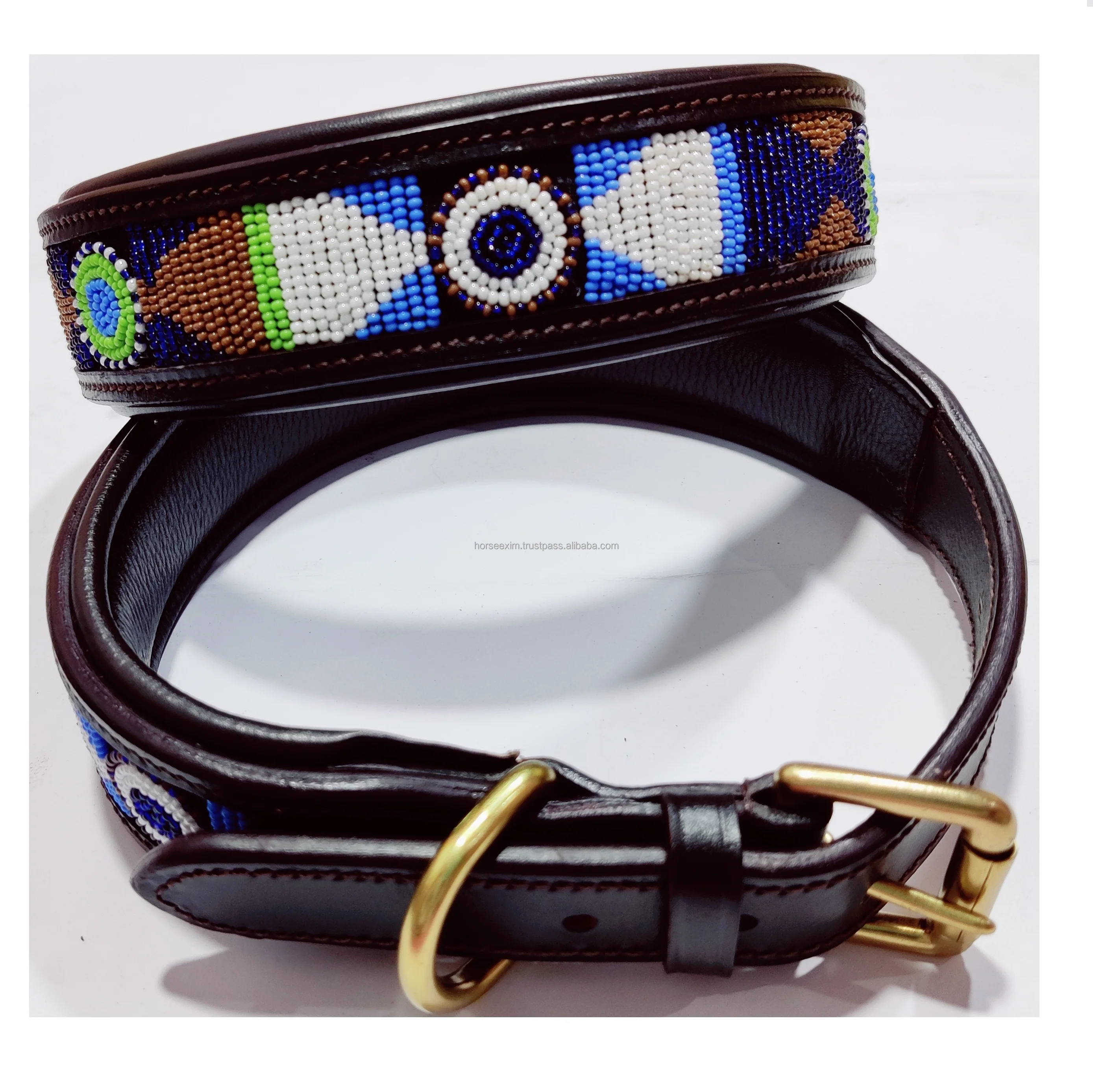 Luxury Custom Dog Accessories 2023 Dog Collar leather Webbing Braided Rope Dog Collar