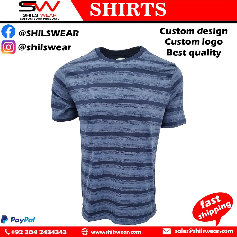 New Design High Quality Gym t Shirt Quick Dry Sport Fitness Men Stylish T-shirt for