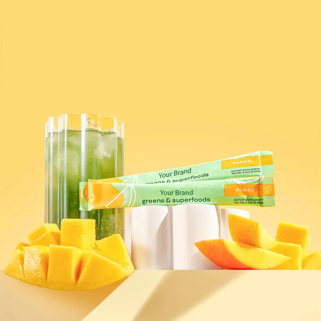 Super Green Mix Probiotics Drink Supplement Flavored Processed Available in Bottle Bulk Box Sachet for OEM ODM Private Label