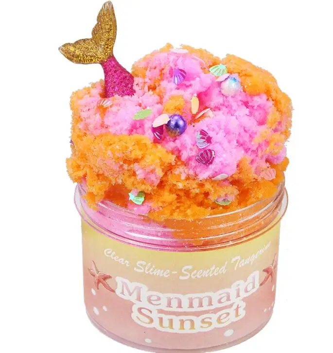 Manufacturer 70ml Fluffy Butter Slime Foam Ball Sugar Granules Diy Icecream Slime Kit Toy For Kids