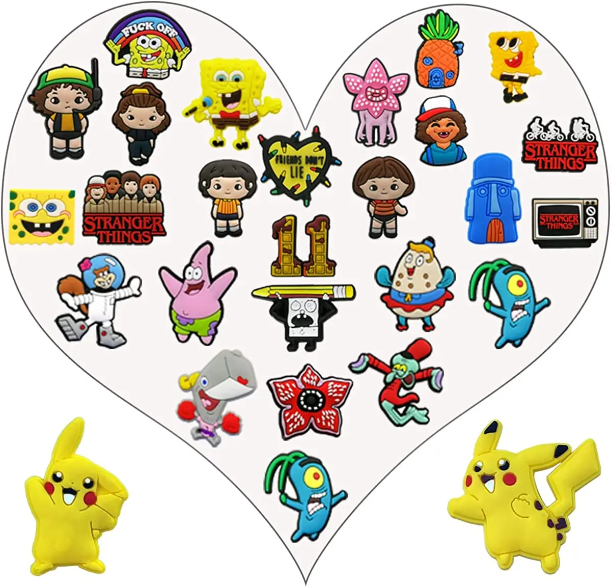 Cute Cartoon Shoe Charms Anime for Crock Boys Girls Teens Bubble Slide Pins for Bracelet Wristband Shoe Decoration