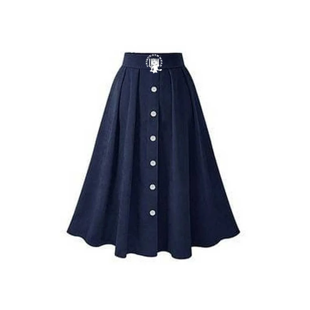 Mini Skirt High Waist Summer Denim Skirt with Pockets For Women