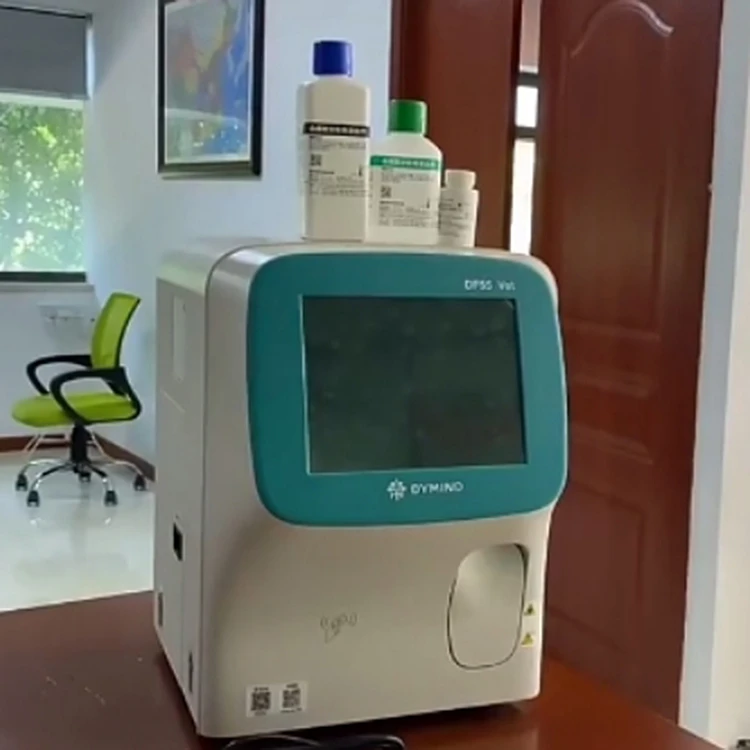 DYMIND Df55 Vet Hematology Analyzer Machine CBC Full Auto Animal Blood Testing Machine 5 Part Df55 Veterinary Blood Test Machine