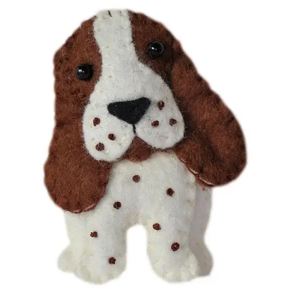 Felt dog pattern Pets Toys Felt Beagle pattern Easy sewing  Felt dog replica Felt animal ornament Dogs lovers gift Best Price