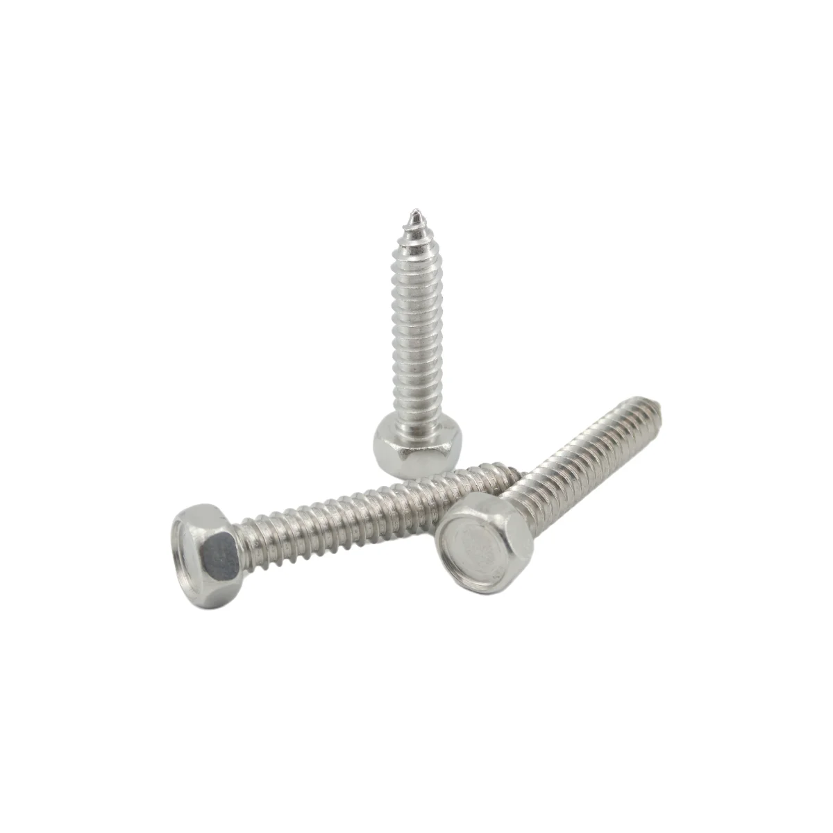 Factory Direct Sales Sell Well Corrosion Resistant DIN7976 SELF-TAPPING SCREW HEX HEAD 210 304 316 410 420 ST2.2 ST6.3