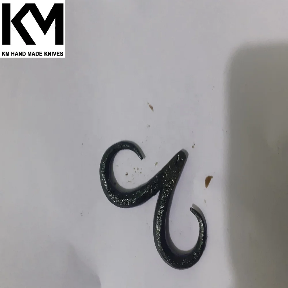 CUSTOM HANDMADE CARBON STEEL MEDIEVAL ANTIQUE FORGED NECKLACE MEN & WOMEN JEWELRY HAND FORGED BLACK IRON GOAT SHAPE HEAD PENDANT