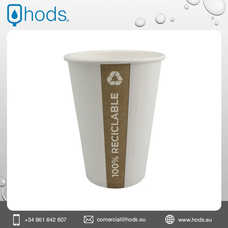 Wholesale Supplier of Recyclable Paper Cups 210 ml With Popietilen Inner for Hot and Cold Water Serving
