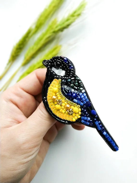 SNAKES Design Handmade seed Beads Embroidery Broches Custom design seed bead and embroidered brooches Beaded Brooches