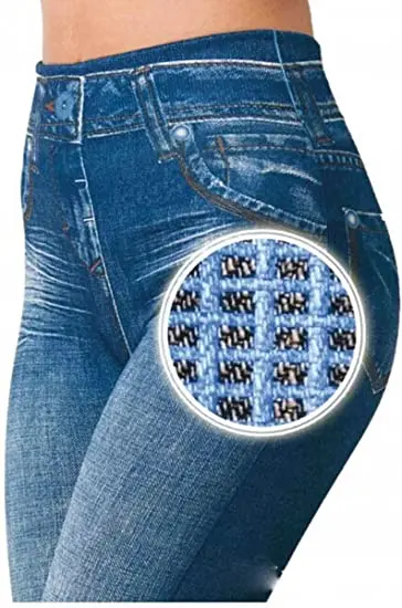 Stretch Skinny Denim Legging Womens High Waist Elastic Slim Leggings Female Plus Size Stretch Pencil Pants