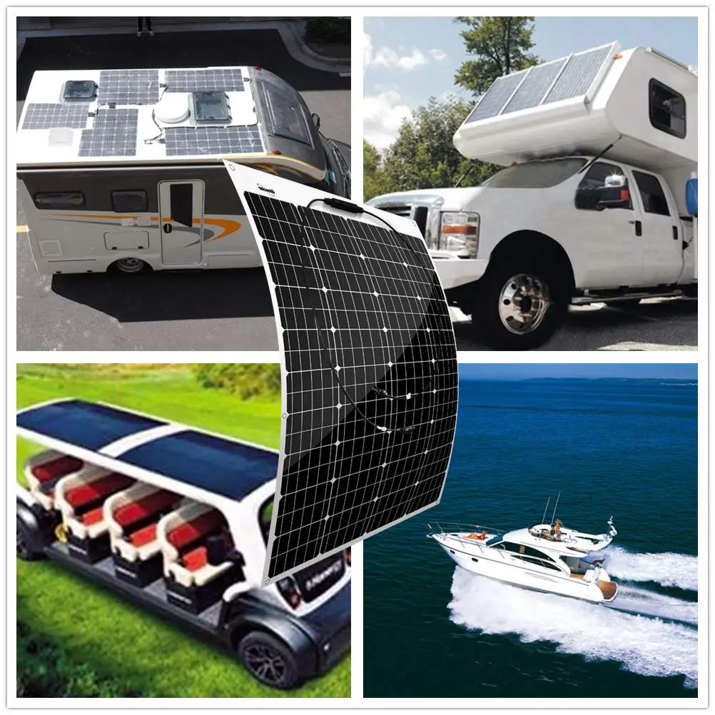 Fixation Panneaux Solaires Prix Residential China Wholesale 200w 400w 800w 1000w 2000w 10000w Flexible Solar Panels 600w Price