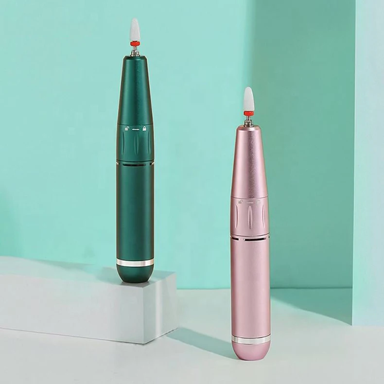 Professional Manicure Pedicure Kit Portable Nail File Cordless 30000 RPM Manicure Machine Electric Nail Drill Machine