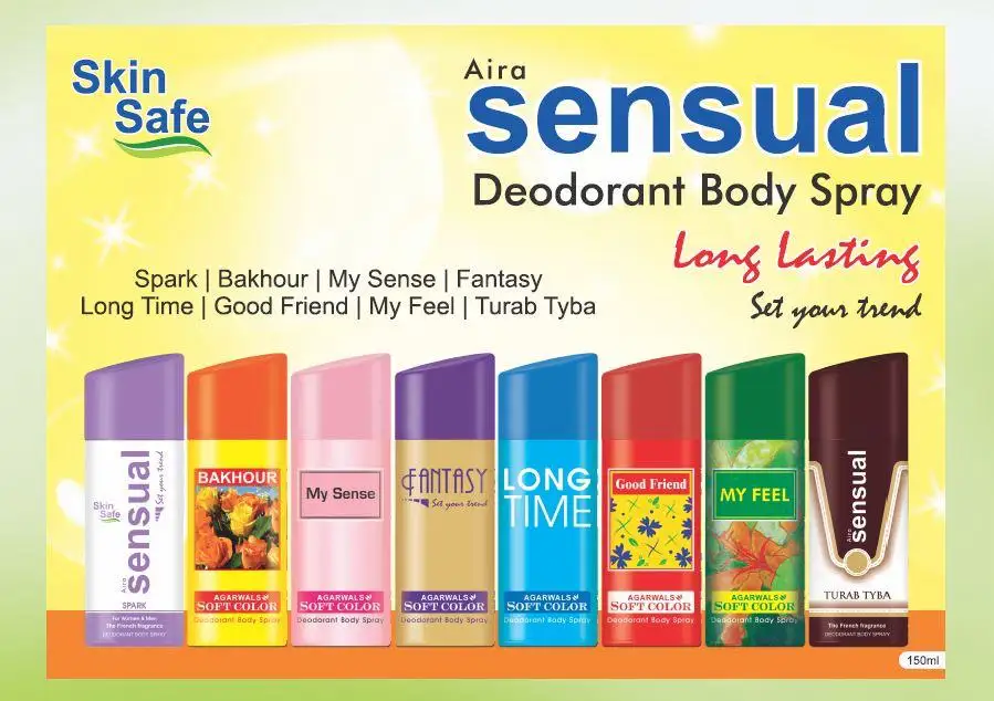 Herbal Body Spray Deodorant Perfume available in bulk