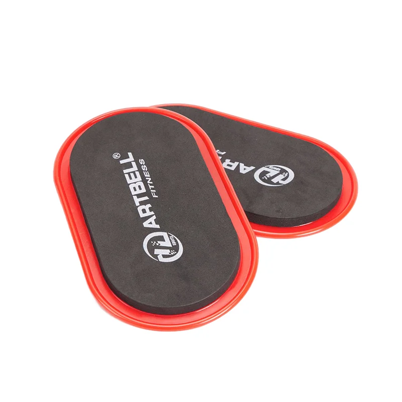 Custom Logo Home Yoga Training Equipment Sliding Disc Exercises Loop Bands Oval Core Sliders