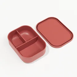 2023 Custom Logo Oven Safe Lancheira Caja De Bento Cake Sushi Box Silicone 3 Compartment Bento Lunch Box Set For Adults Kid