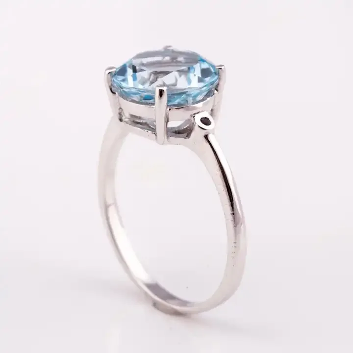 2023 Sterling Silver Real Jewelry Rings Ring R-7177 for Women from Thailand silver ring with turquoise stone