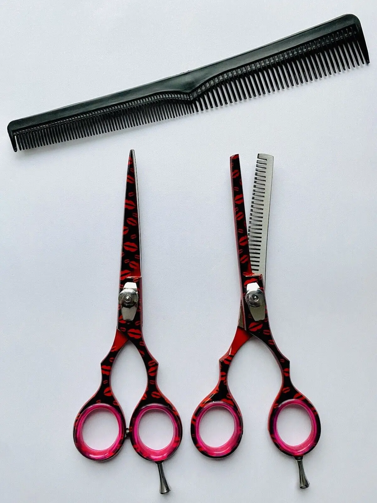 Creating Futuristic Design and Developing Unmatched New Barber Hair Cutting Thinning Scissors Set Hairdressing Salon Sharp Blade