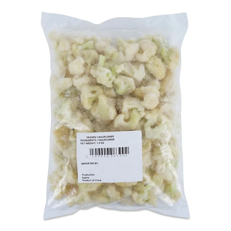 Китайские замороженные Овощи IQF, Капучинатор, крупная упаковка, замороженная обработанная Капучинатор, продукты размером 3-5 см 4-6 см