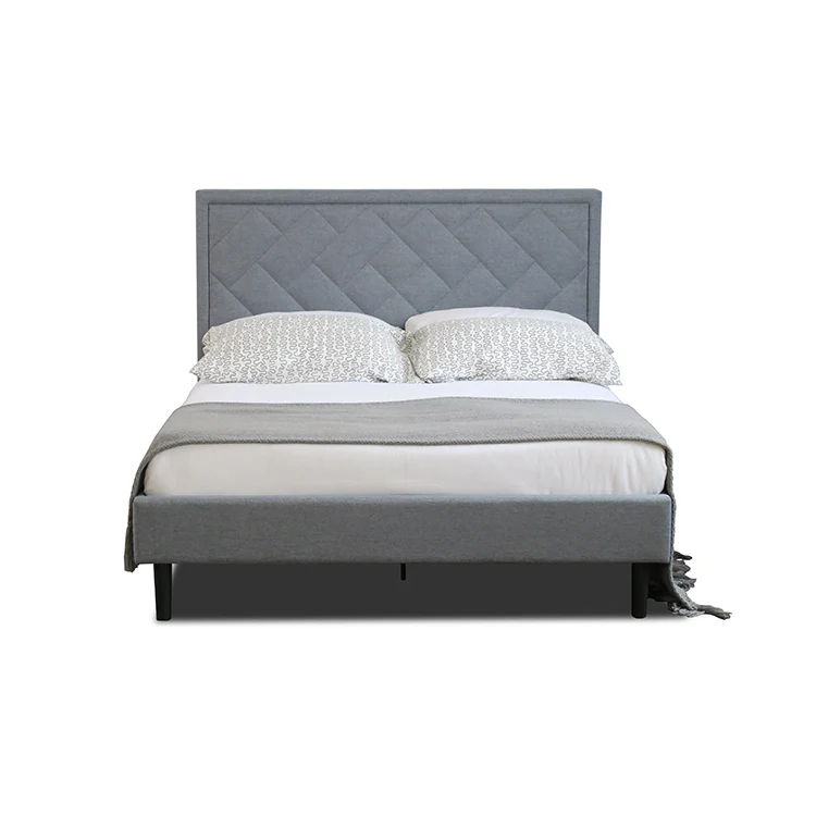 2022 TIVERTON Best Buy King-Size Bed in a Box Light Grey Customizable Logo Design Modern Style Fast Delivery from Supplier